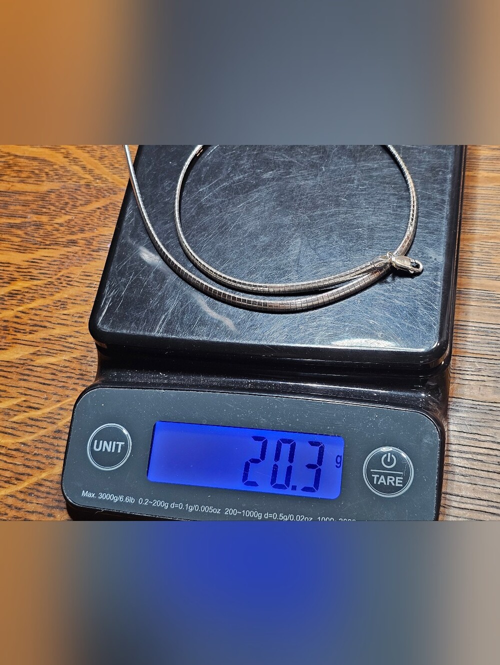 Sterling Omega Chain - Picture 6 of 7